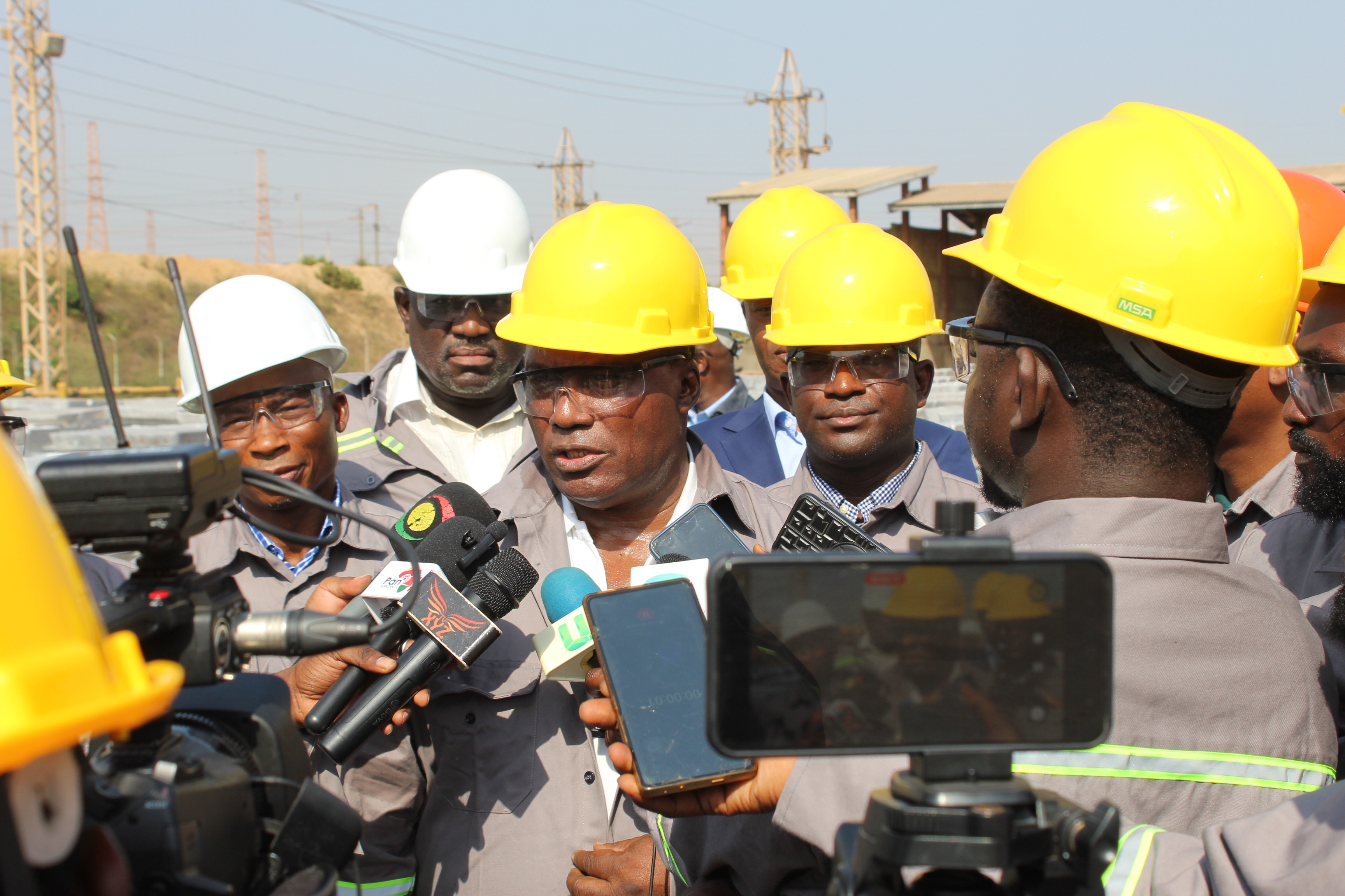 The Board Chairman addressing the media and outlining the Board’s vision